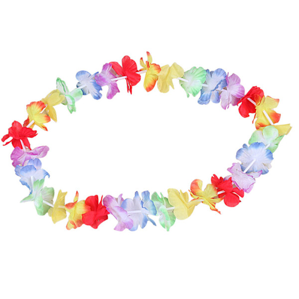 50 stk Hawaiian Flower Leis Garland Necklace Fancy Dress Party H Multicolor 50pcs