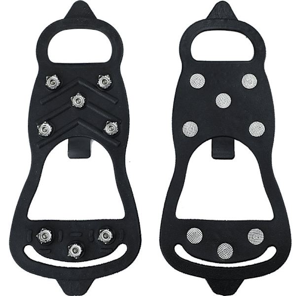 Skridsikre skoknopper black 8 teeth