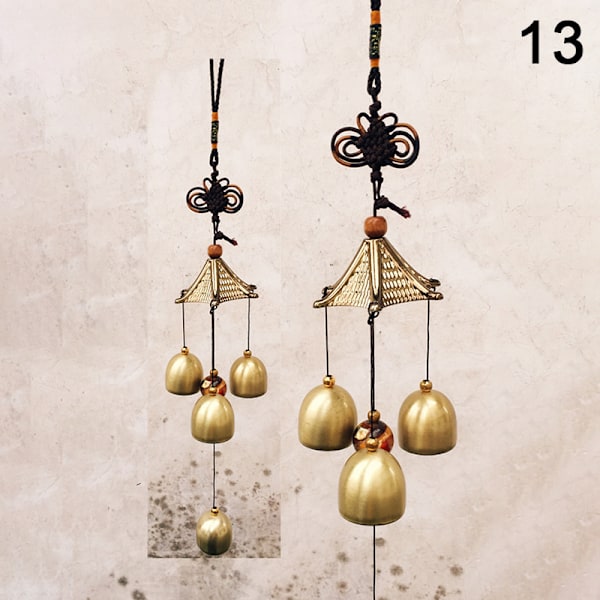 Antik Wind Chime Kobber Yard Have Udendørs Living Dekoration 13 one size