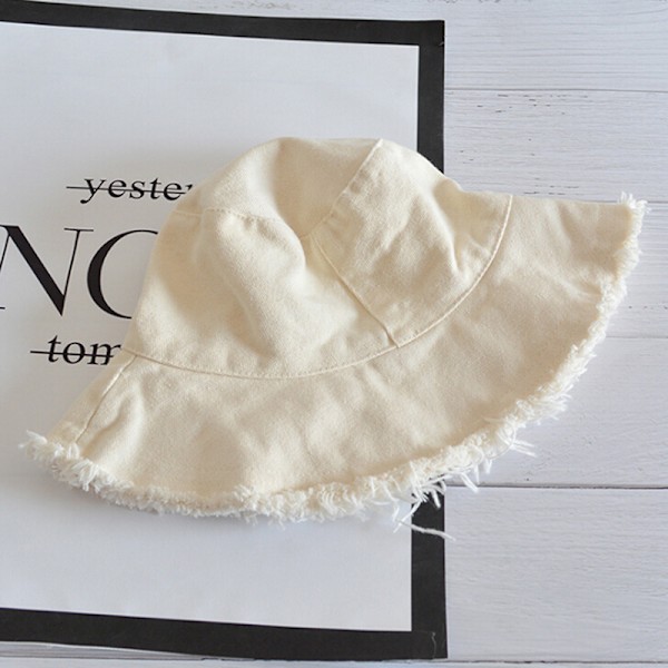 Print Bucket Cap Miehet Naiset Unisex Banana Hat Bob Caps Hei Beige One Size