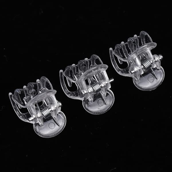 50st klara 6 klor orkidéklämmor Plastfjäril Orchid Suppo 1