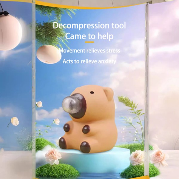 Capybara Bubble Toy Kreativt Decompressionsverktyg För Att Släppa onesize