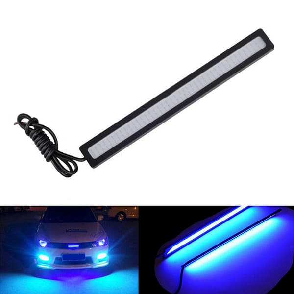 4stk Blå Super Bright Car COB LED-lys DRL Tåkekjøringslampe Blue 4pcs