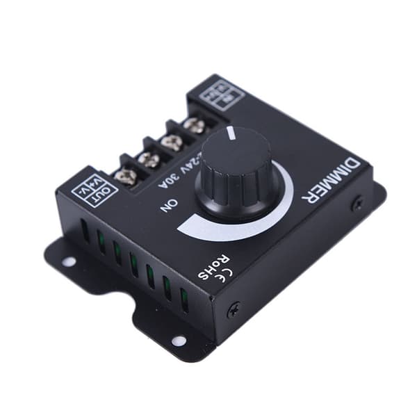 1stk dc12v/24v 30a led switch dimmer kontroller for led strip si