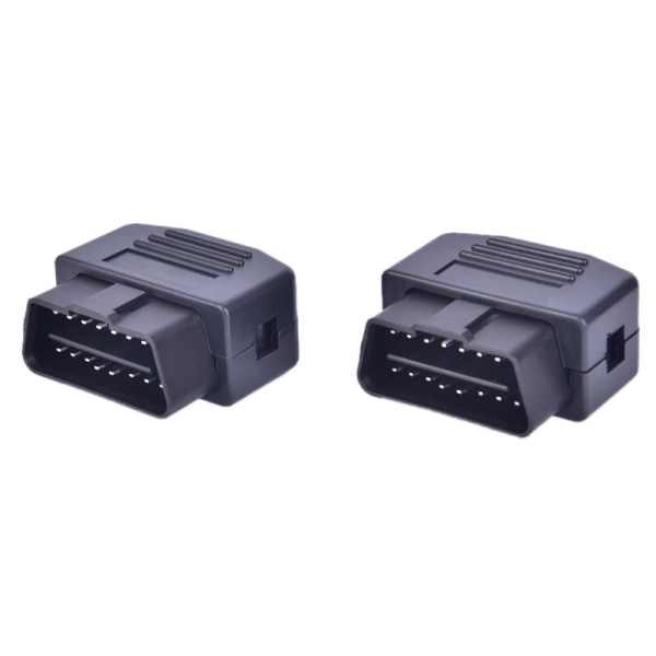 Universal OBD 16-pin han-kabelstik stikadapter diagnose Black one size