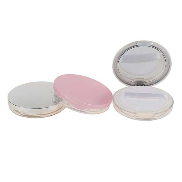 Kannettava tyhjä kosmeettinen seula, löysä purkkisäiliö, puff Box Cas Multicolor one size