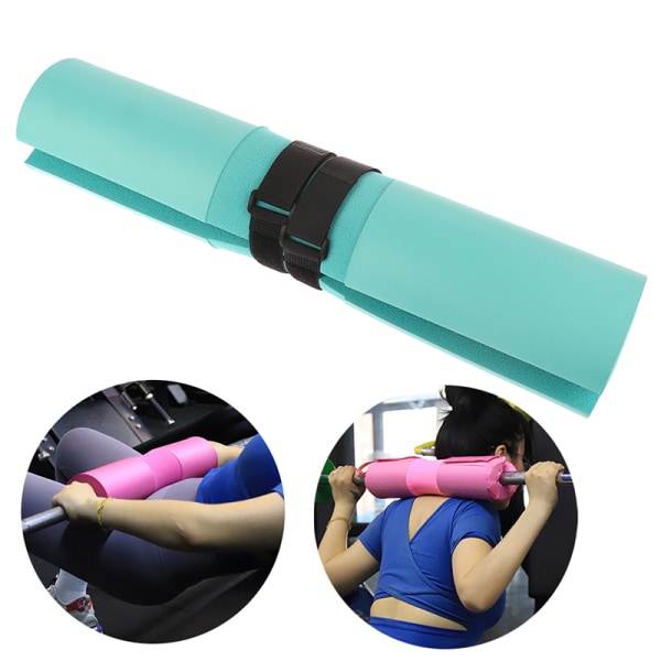 Vektløfting Barbell Pad Squat Protective Neck Shoulder Support Blue one size