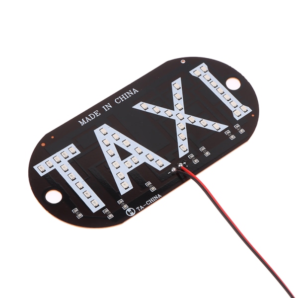 LED TAXI Skiltelys Taglampe Bil Vind Cab Indikator Indvendig Sig Green ONESIZE