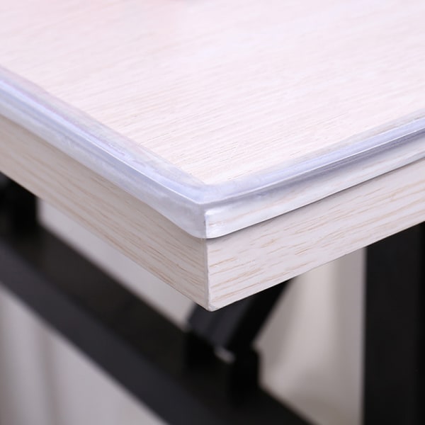 1M blød klar PVC bordkant møbelbeskytter hjørnebeskytter B Clear 1M