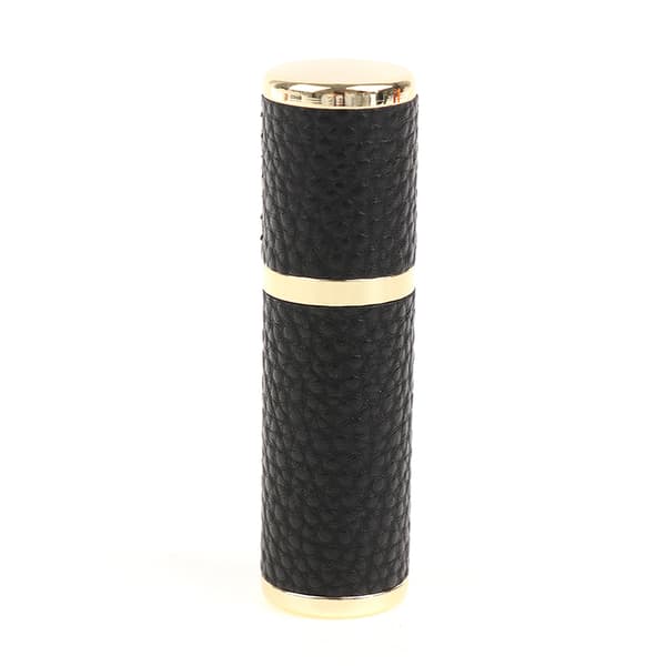 5ML Läderparfymflaska Bärbar Sprayer Påfyllningsbar Tom Pe Black 5ml empty