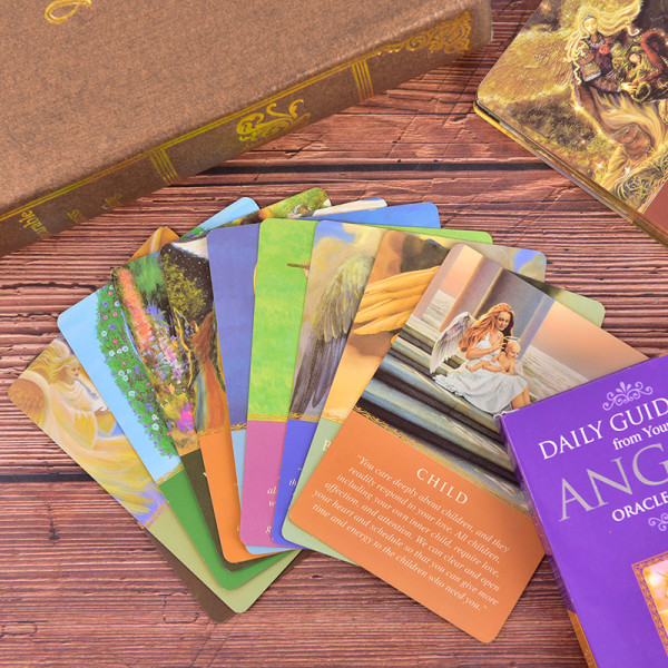 Tarot-kortit Päivittäinen opastus Enkeli Oracle Card Deck Pöytäpeli Pl Multicolor one size