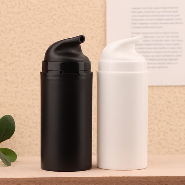 50/100 ml vakuumkremflaske, presslotionflaske, ansiktskremunderflaske White 100ML
