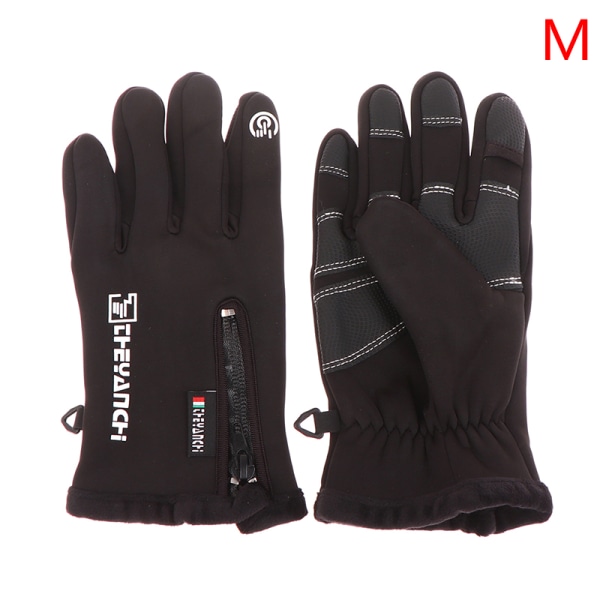 Touch Men Cykelhandskar Vattentäta Vintercykelhandskar Ridi Black M