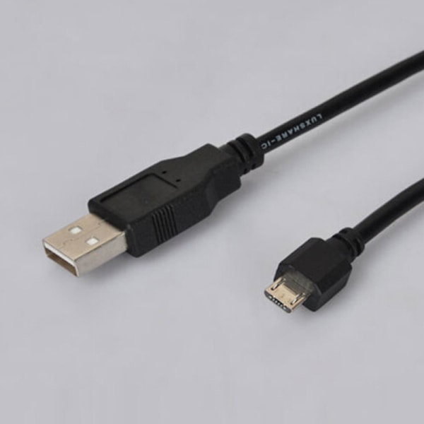 Musta micro USB latausdatakaapeli playstation 4 ps4:lle Black One Size