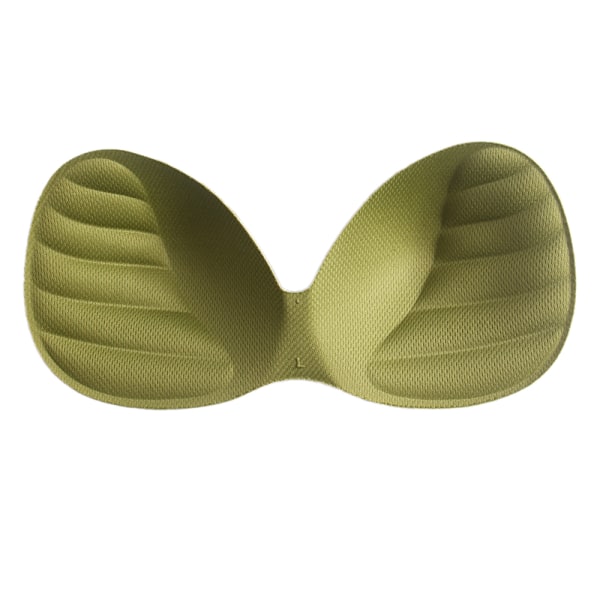Dame Bikini-polstret innlegg Bryst-BH Enhancer Push Up Chest I Green 3*105cm