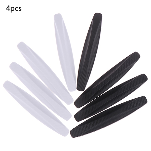 4/PCS auton ovensuoja Pehmeä suojareunan kulman puskurivalu Black