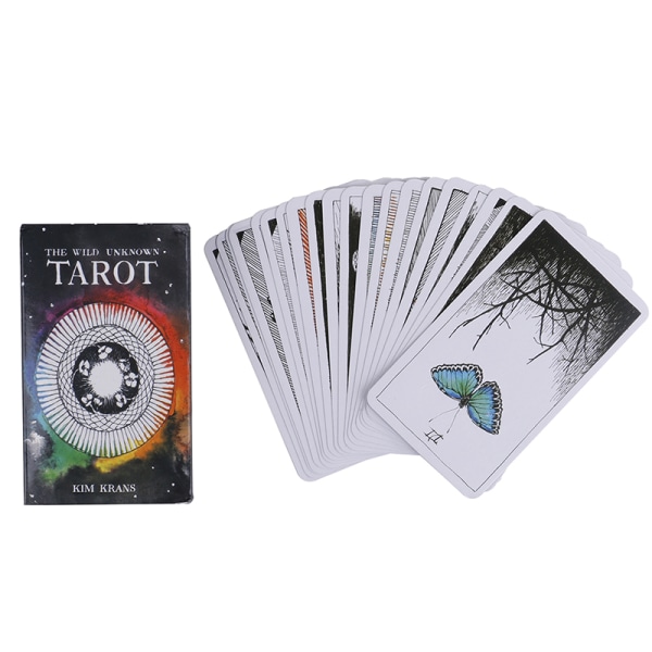 78 kpl Wild Unknown Tarot Deck Rider-Waite Oracle Set Fortun Multicolor one size