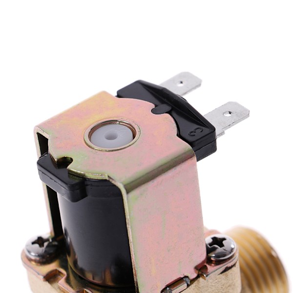 G1/2'' messinki sähköinen solenoidiventtiili DC 12v 24v AC220v Solalle DC24V DC24V
