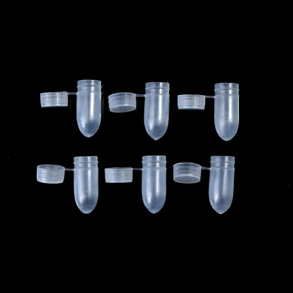 100 st Bärbar Flip Lock Transparent Kapselförvaringsbehållare onesize