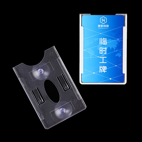 Auton korttipidike tuulilasin tunnisteen IC-korttipidikkeeseen autoon Clear 1(adhesive)
