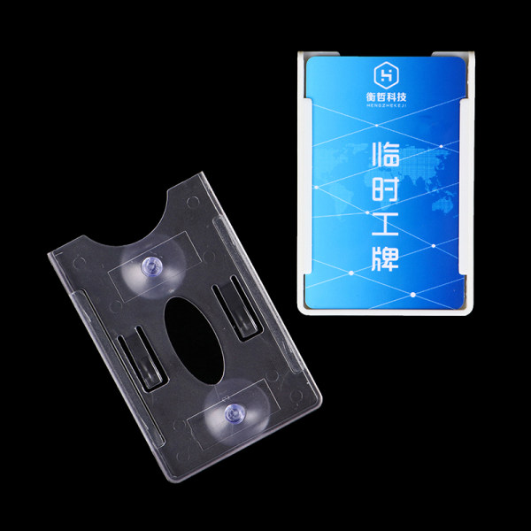Bilkortholder for frontruteglass Tag ID IC-kortholder Bil Clear 1(adhesive)