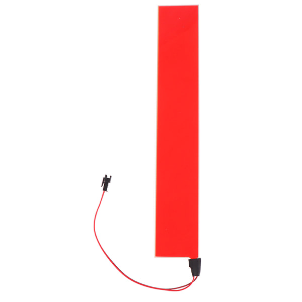 Fleksibel EL Light Panel Elektroluminescerende Baklys Strip Lam Red 1Pc