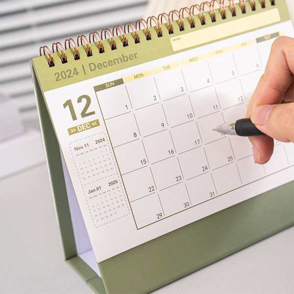 Skrivebords kalender White