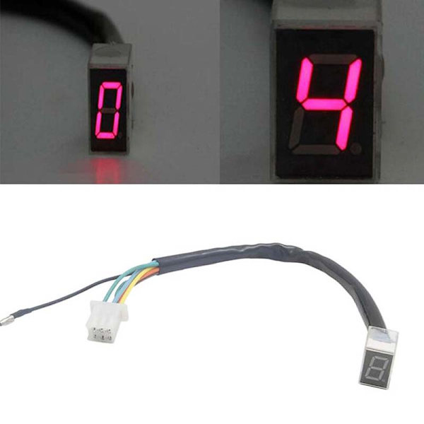 2 stk LED Universal Digital Gear Indicator Motorsykkel Display Sh Ohter one size