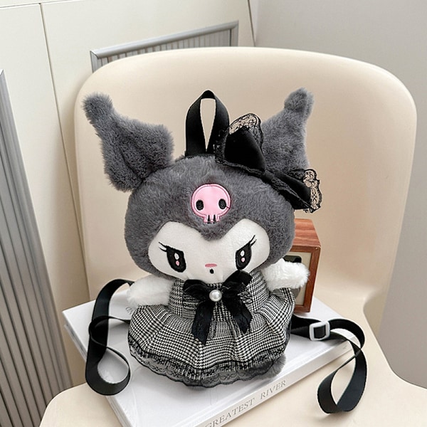 Plushie Sanrio Pehmoleikkikassi Kuromi My Melody Suuri Kapasiteetti K A3