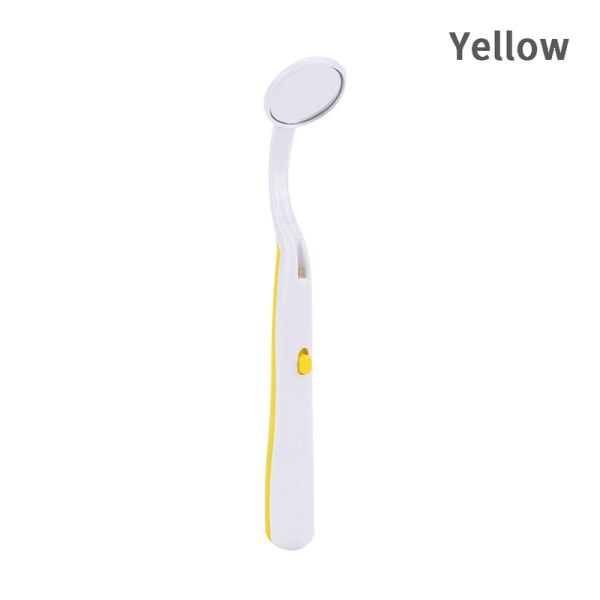 Led-valolla varustettu hammaspeili Tarkasta instrumenttien tarkastuspeili Yellow