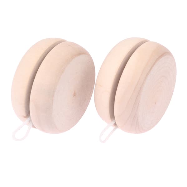 Puinen jojo-lelu, värillinen mini pyöreä DIY vauvan jojo-pallo käsintehty C OneSize