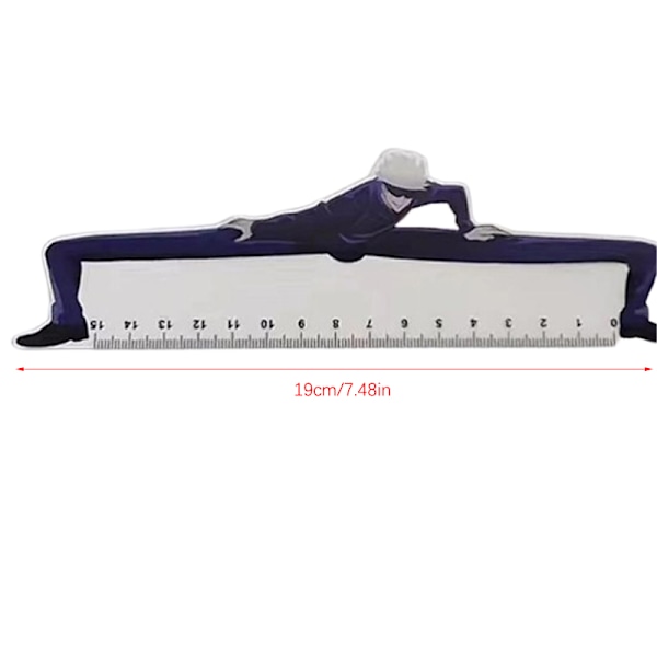 Jujutsu Kaisen Gojo Satoru Linjal Hög Precisionsskala Linjer St one size