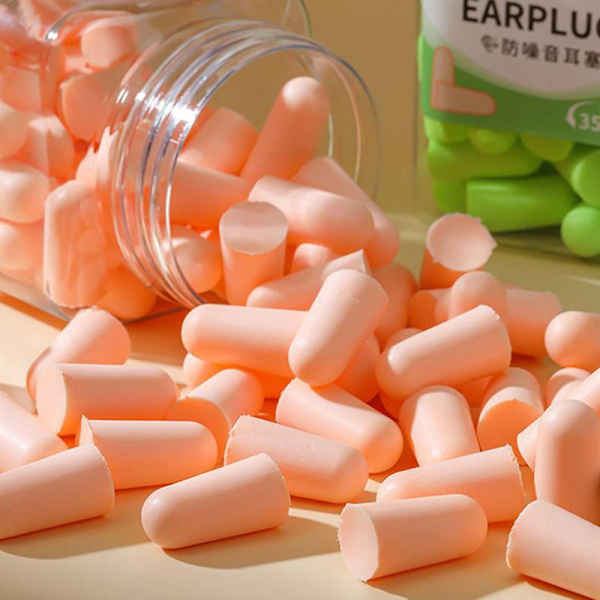 24/60 st Mute Rebound Sleeping Earplug Ljudisolerade öronproppar Ant red A