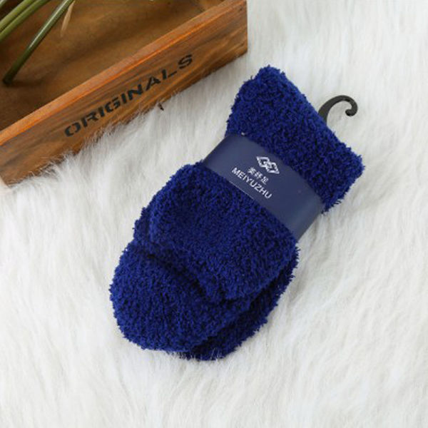 Miesten Naisten paksu thermal Casual Sports Floor Wa Navy 1 pair