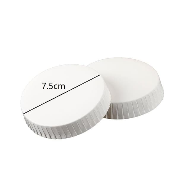 100 st engångsglasöverdrag för glas 75mm