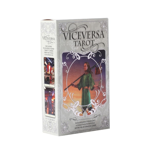 78 kpl Vice Versa Tarot -sarja Tarot-kortit Oracle Deck -perhejuhlat Multicolor one size