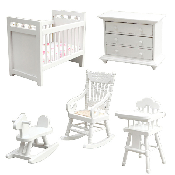 1:12 Dollhouse Set Baby Gunghäst Cha one size