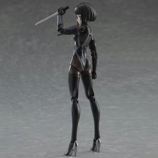 1Pc Anime Figma 549 Ronin Falslander Action Figur hine Girl Mo Black One size