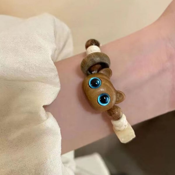 Mode Keramik Pärl Armband Mångsidig Kt Katt Armband Söt A3