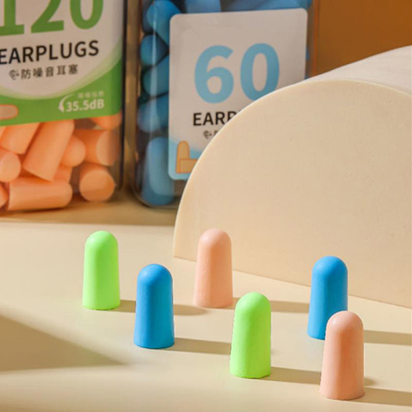 24/60 st Mute Rebound Sleeping Earplug Ljudisolerade öronproppar Ant red A