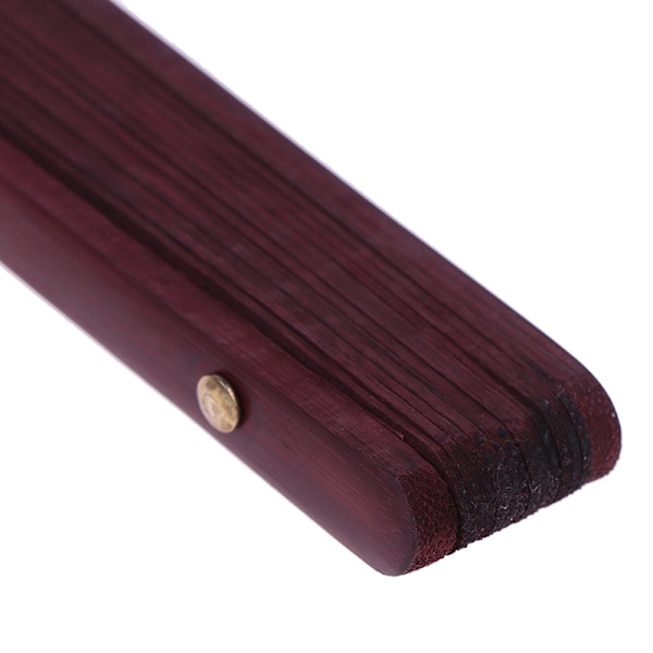 Stil handhållen fläkt blank sidentyg Vikbar fläkt fest bröllop Red 8inch