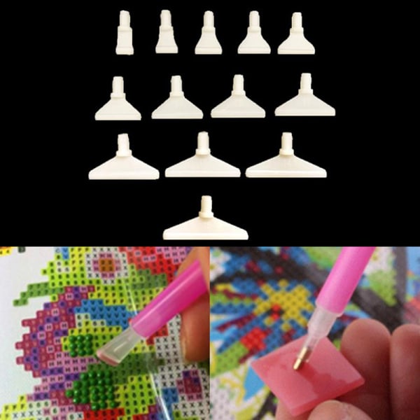 5D diamantmaleri udskiftningspunkt borepenne spidshoveder DIY 5