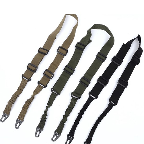 Tactical 2 Point Sling Axelrem Outdoor Rifle Sling QD Me Green One Size