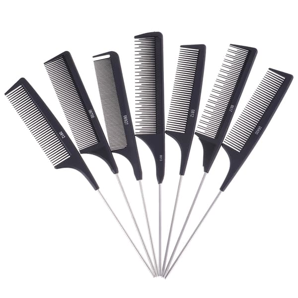 Professionel Hårhale Kam Salon Kam Styling Rustfrit Stål 06700