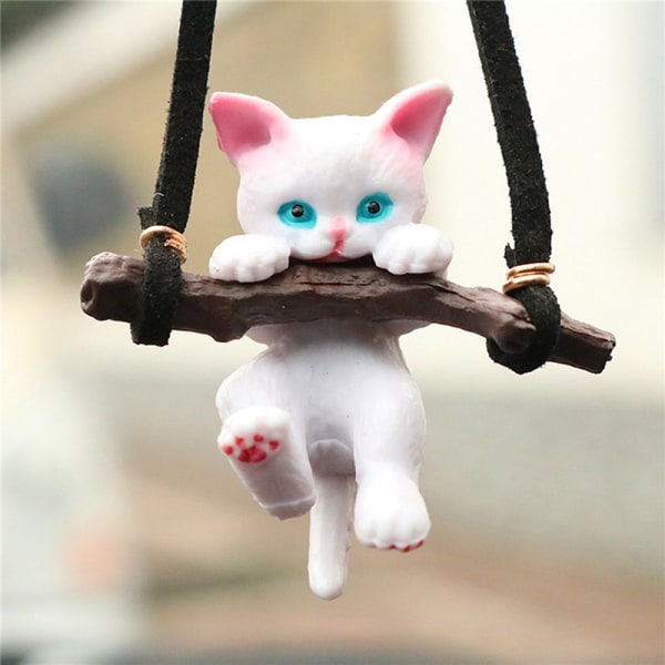 Autoriipus e Branch Cat taustapeiliriippuvainen auton sisustus D Color onesize