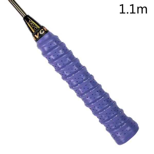 Pustende Anti-skli Sport Grip Svettebånd Tennis Tape Badminton Purple one size
