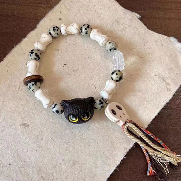 Mode Keramik Pärl Armband Mångsidig Kt Katt Armband Söt A3