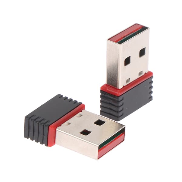 Mini USB Wifi -sovitin 802.11n antenni 150 Mbps langaton USB -liitäntä Black one size
