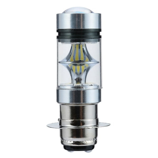 2kpl BA20D H6 2323 20SMD LED 100W moottoripyörän sumu DRL jarruparkki White 2pcs