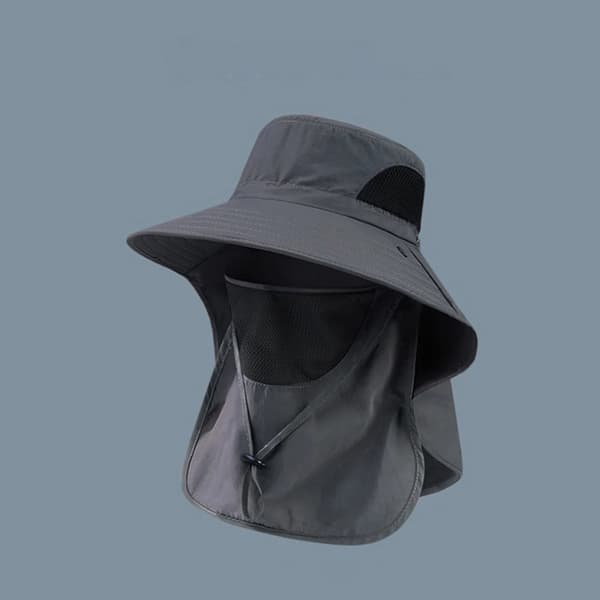 Mode Sommar Solhatt UV-Skydd Utomhus Andningsbar Avtagbar grey